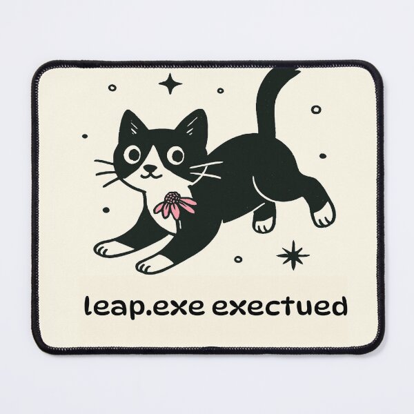 Item preview, Leap.exe Executed - Cat in Motion designed and sold by Beyondthelilyco.
