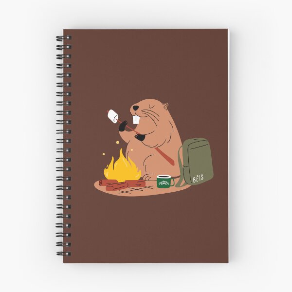 Item preview, camping beaver coffee designed and sold by delicate-pov.