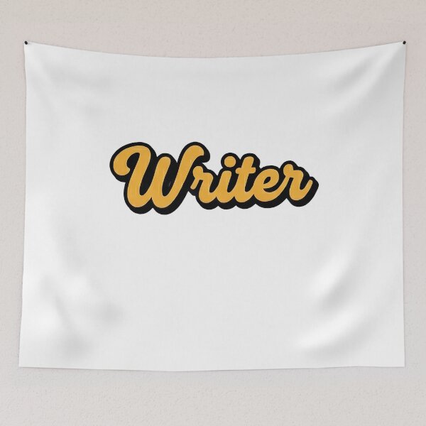 Item preview, Retro Writer Sticker designed and sold by k3rstman1.