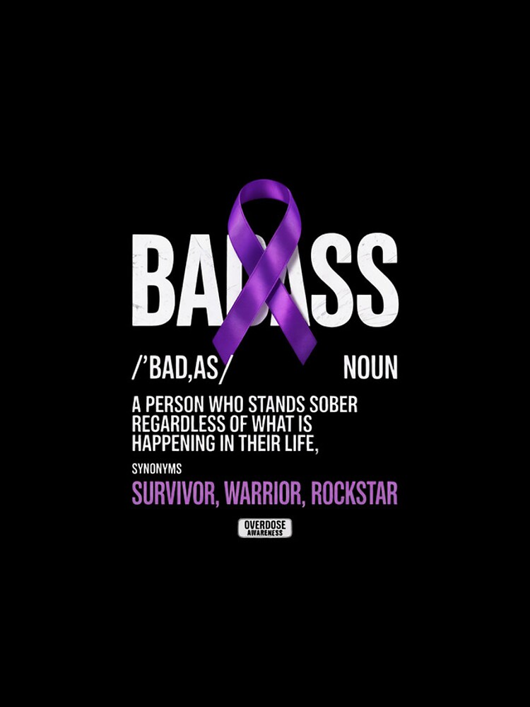 Thumbnail 4 of 4, iPhone Case, Purple Ribbon. Overdose Awareness designed and sold by CombatTask.
