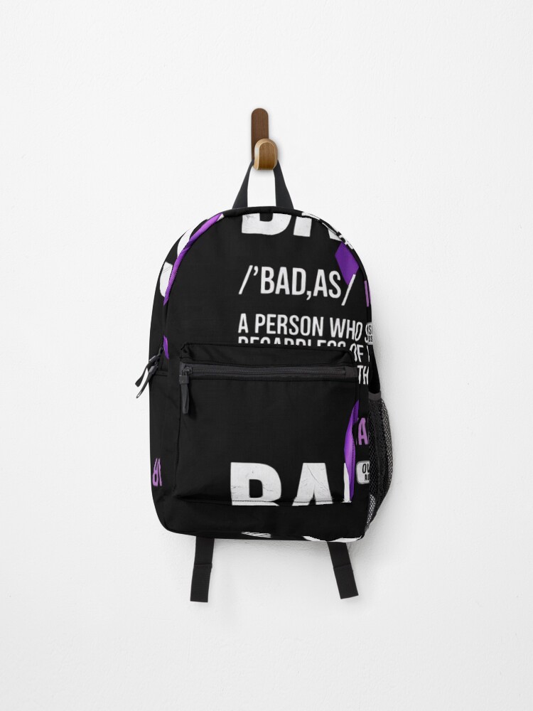 Thumbnail 1 of 3, Backpack, Purple Ribbon. Overdose Awareness designed and sold by CombatTask.