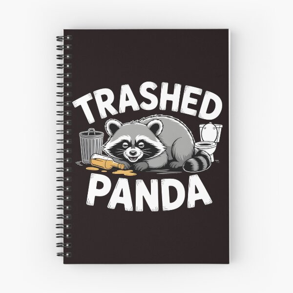 Item preview, Trashed Panda Drunk Raccoon – Cute Yet Chaotic Trash Panda Shirt designed and sold by Redgiant87x.