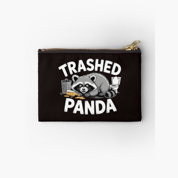 Item preview, Trashed Panda Drunk Raccoon – Cute Yet Chaotic Trash Panda Shirt designed and sold by Redgiant87x.