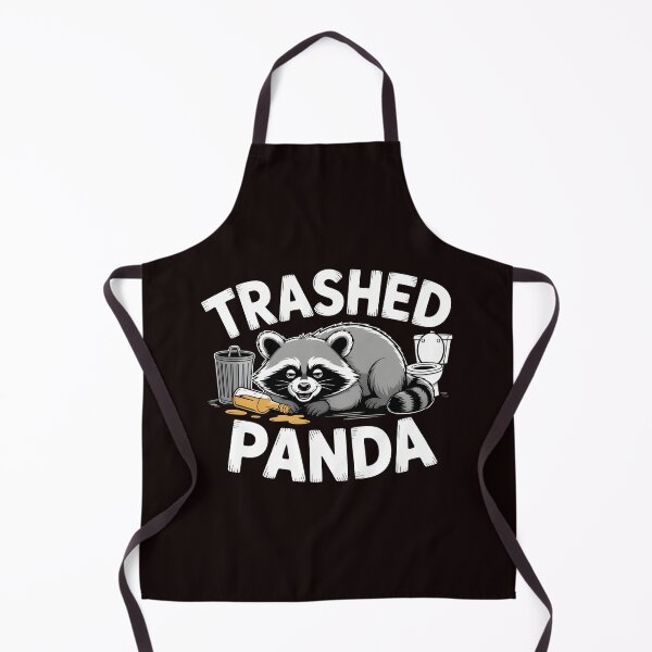 Item preview, Trashed Panda Drunk Raccoon – Cute Yet Chaotic Trash Panda Shirt designed and sold by Redgiant87x.