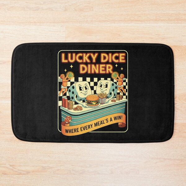 Item preview, Retro Jackpot: The Lucky Dice Diner designed and sold by AwesomeBeyondLimits.
