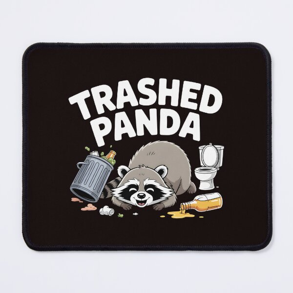 Item preview, Trashed Panda Drunk Raccoon – Raccoon Meme Lover Gift designed and sold by Redgiant87x.