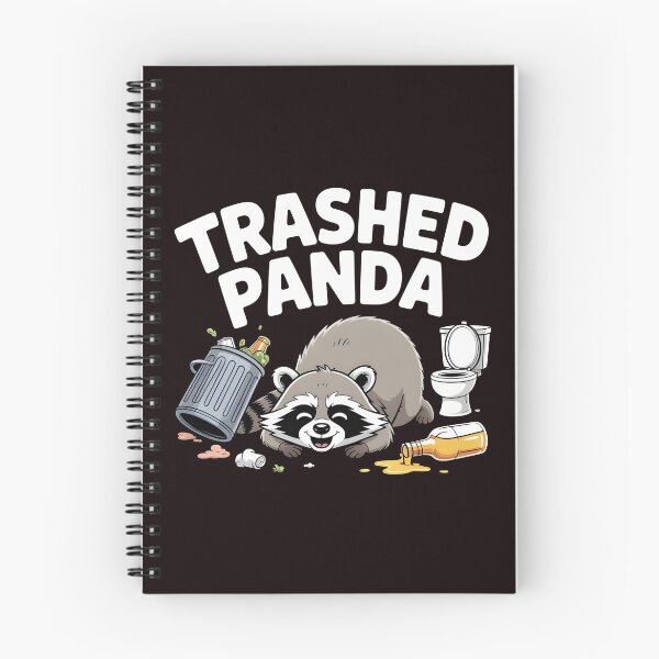 Item preview, Trashed Panda Drunk Raccoon – Raccoon Meme Lover Gift designed and sold by Redgiant87x.