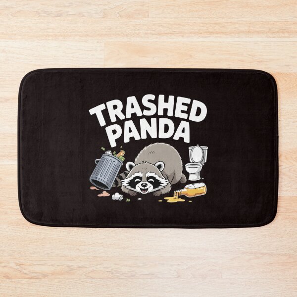 Item preview, Trashed Panda Drunk Raccoon – Raccoon Meme Lover Gift designed and sold by Redgiant87x.