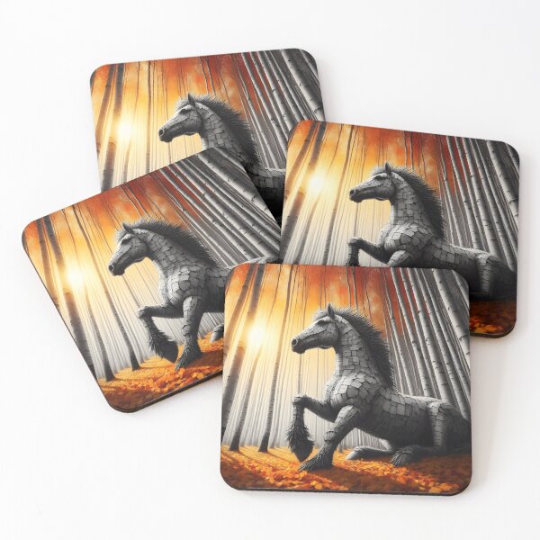 Item preview, Birchbark Horse, Ai Generated Art  designed and sold by ACC .