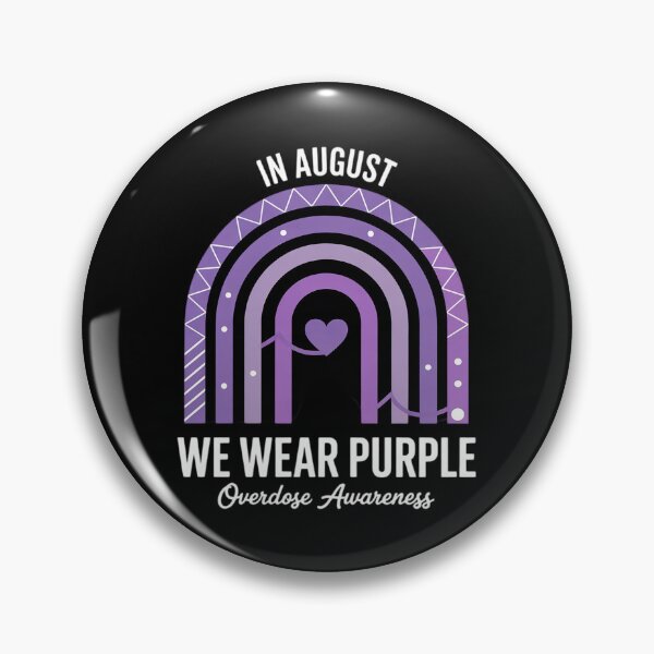 Item preview, Rainbow In August We Wear Purple Overdose Awareness Month  designed and sold by MathisBellanger.