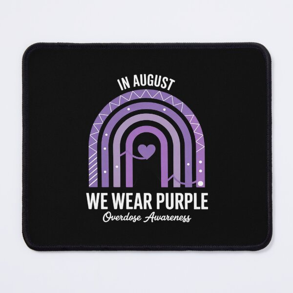 Item preview, Rainbow In August We Wear Purple Overdose Awareness Month  designed and sold by MathisBellanger.