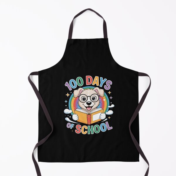 Item preview, Cute 100th Day Of School 100 Days Dog Reading Book Rainbow  designed and sold by PowAcademy.