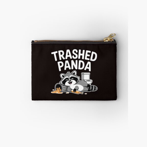Item preview, Trashed Panda Drunk Raccoon – Funny Trash Panda Illustration designed and sold by Redgiant87x.