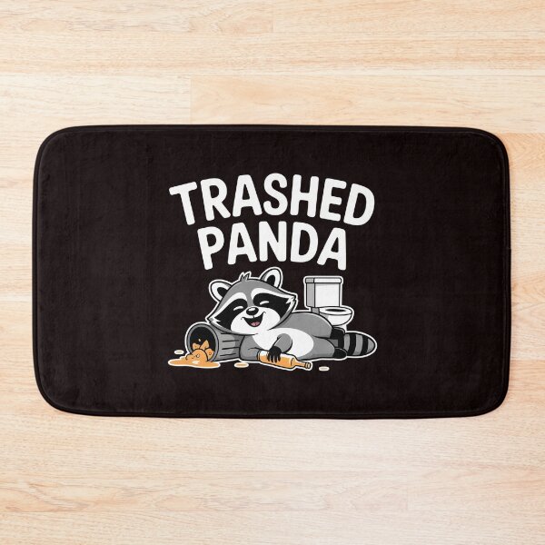 Item preview, Trashed Panda Drunk Raccoon – Funny Trash Panda Illustration designed and sold by Redgiant87x.