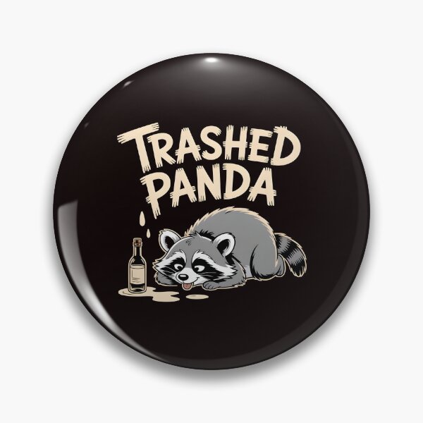 Item preview, Trashed Panda Drunk Raccoon – Internet Raccoon Meme Humor designed and sold by Redgiant87x.