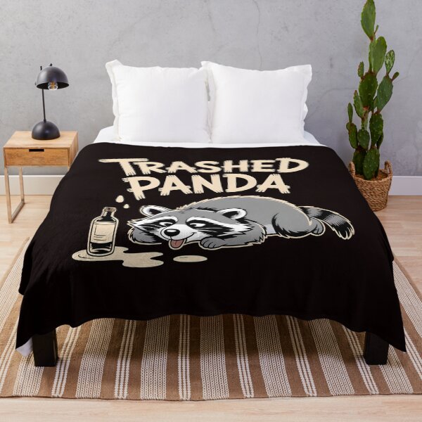 Item preview, Trashed Panda Drunk Raccoon – Internet Raccoon Meme Humor designed and sold by Redgiant87x.