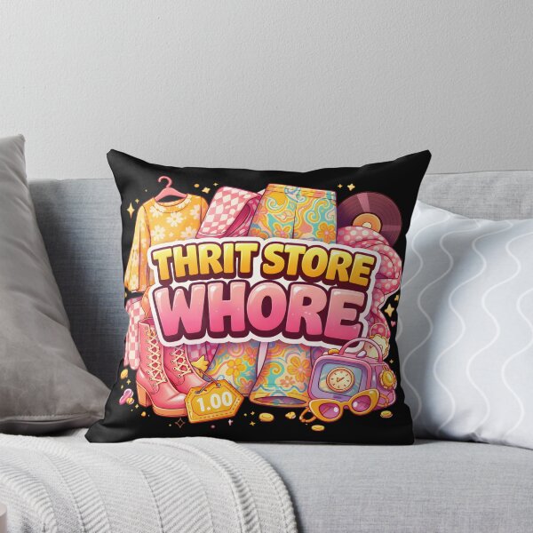 Item preview, Thrift Store Whore retro second hand shop designed and sold by NitRes.
