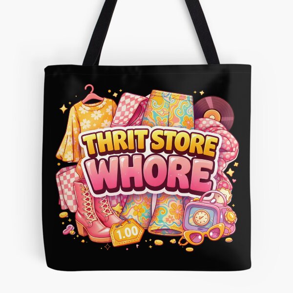 Item preview, Thrift Store Whore retro second hand shop designed and sold by NitRes.