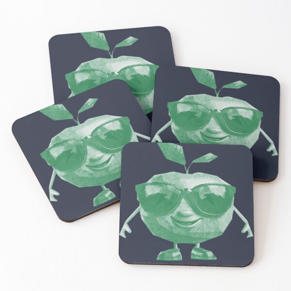 Item preview, Cool Apple Character with Sunglasses designed and sold by kinpirks.