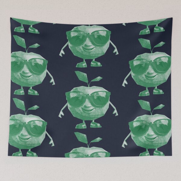 Item preview, Cool Apple Character with Sunglasses designed and sold by kinpirks.