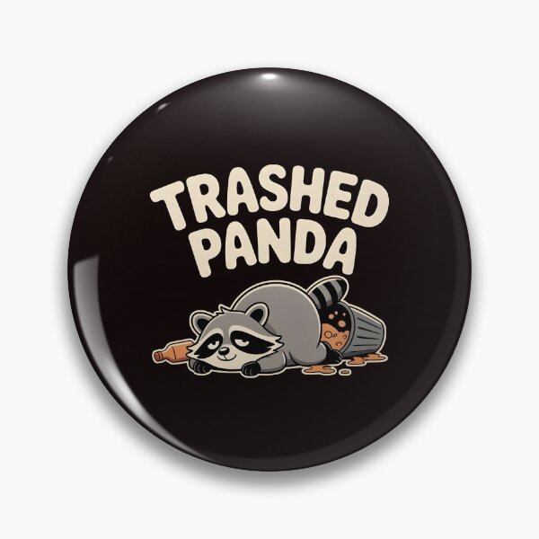 Item preview, Trashed Panda Drunk Raccoon – Silly Raccoon Lover Shirt designed and sold by Redgiant87x.