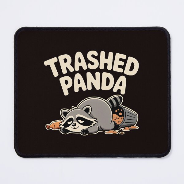 Item preview, Trashed Panda Drunk Raccoon – Silly Raccoon Lover Shirt designed and sold by Redgiant87x.