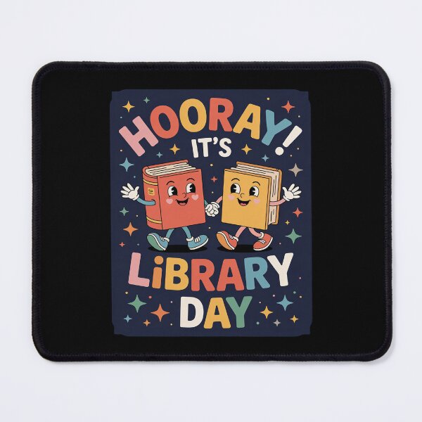 Item preview, Reading Book Lover School Librarian Hooray It's Library Day 1 designed and sold by MathisBellanger.