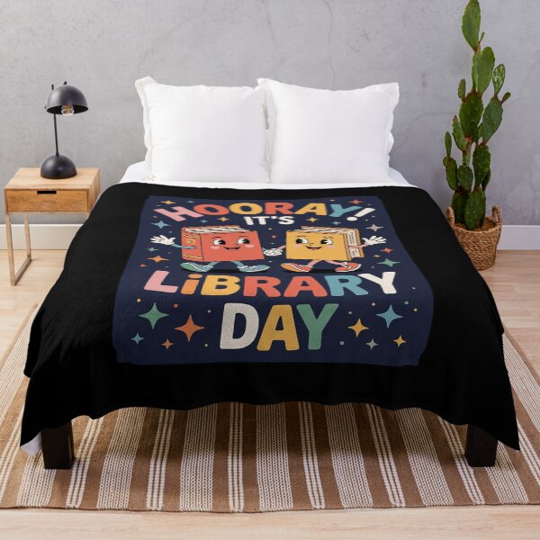 Item preview, Reading Book Lover School Librarian Hooray It's Library Day 1  designed and sold by MathisBellanger.
