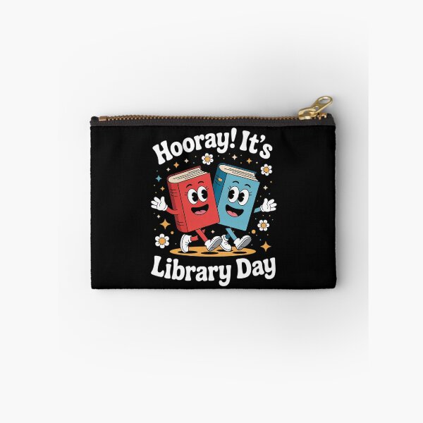 Item preview, Reading Book Lover School Librarian Hooray It's Library Day  designed and sold by CombatTask.