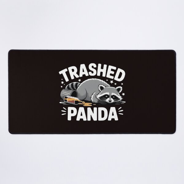 Item preview, Trashed Panda Drunk Raccoon – Funny Animal Chaos Meme designed and sold by Redgiant87x.
