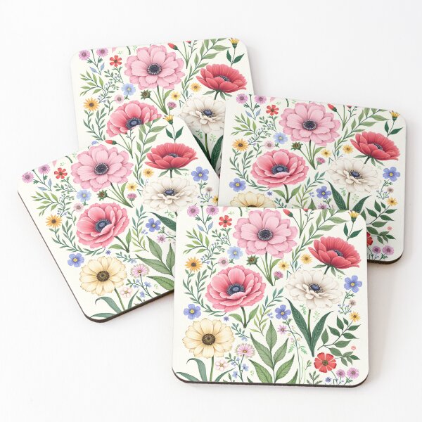 Item preview, Watercolor and Ink - Blooming Bliss designed and sold by Petalandfur.