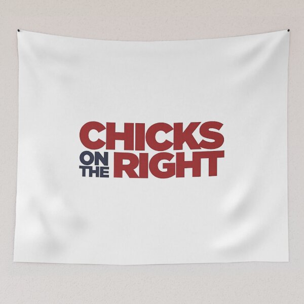 Item preview, Chicks on the Right Retro Political Slogan designed and sold by pedri05.