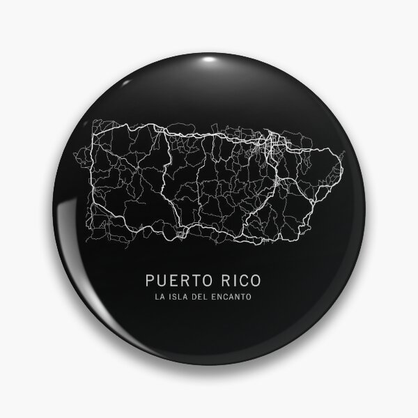 Item preview, Puerto Rico Road Map designed and sold by clarkstpress.