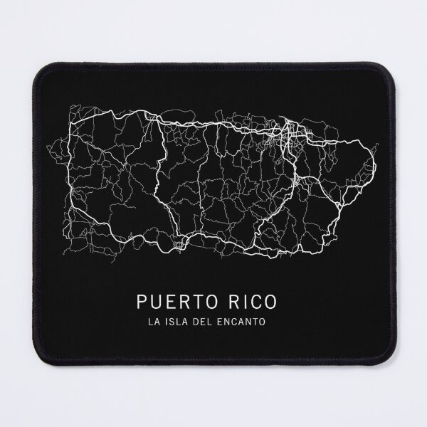 Item preview, Puerto Rico Road Map designed and sold by clarkstpress.