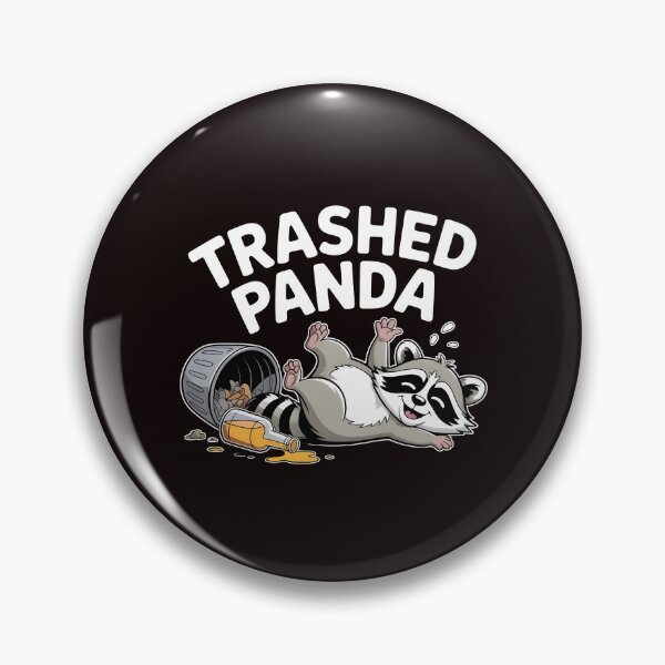 Item preview, Trashed Panda Drunk Raccoon – Playful Trash Panda Meme Design designed and sold by Redgiant87x.