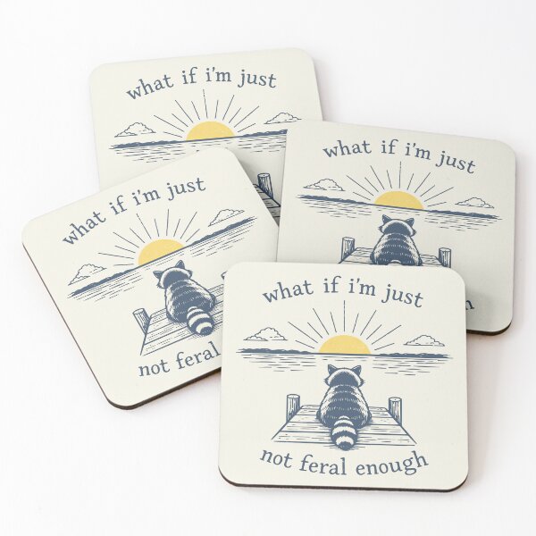 Item preview, Funny Raccoon - What If I'm Not Enough Meme designed and sold by msmeylin.