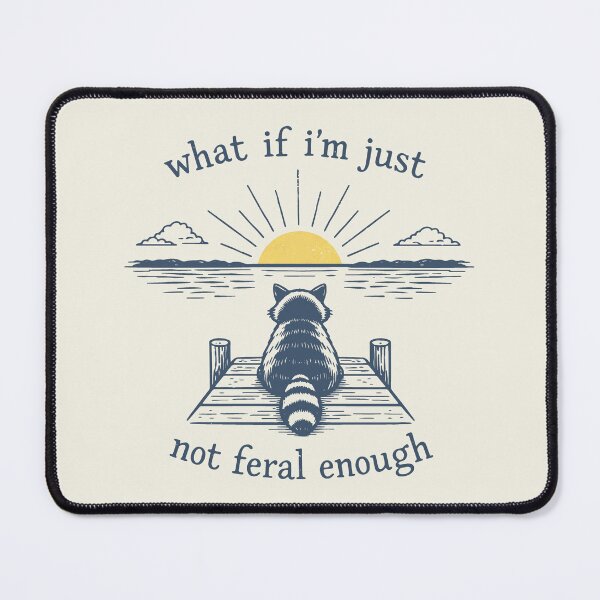 Item preview, Funny Raccoon - What If I'm Not Enough Meme designed and sold by msmeylin.