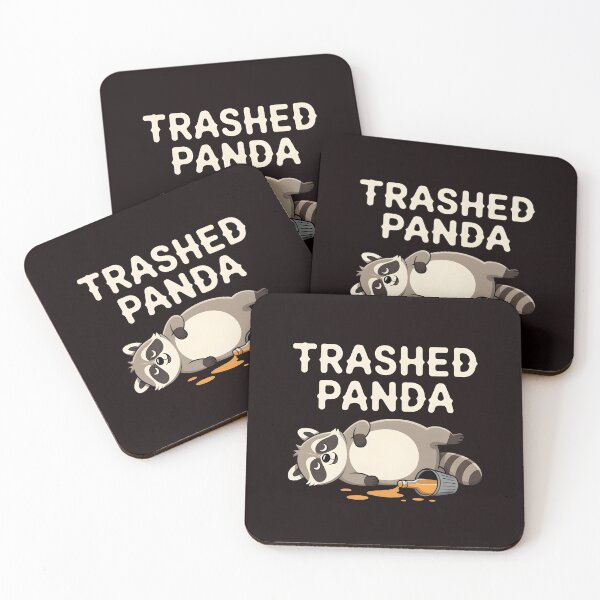 Item preview, Trashed Panda Drunk Raccoon – Ultimate Raccoon Meme Shirt designed and sold by Redgiant87x.