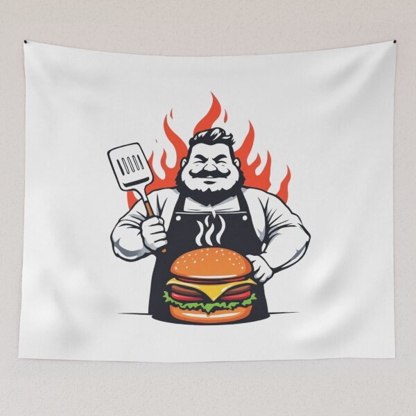 Item preview, Papa Chef BBQ designed and sold by JNTCreator.