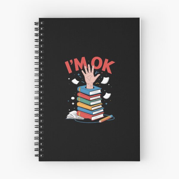 Item preview, Reading Books Librarian Reader Nerd I'm Ok School Teacher  designed and sold by CombatTask.