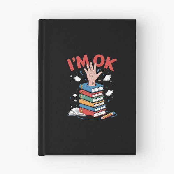 Item preview, Reading Books Librarian Reader Nerd I'm Ok School Teacher  designed and sold by CombatTask.
