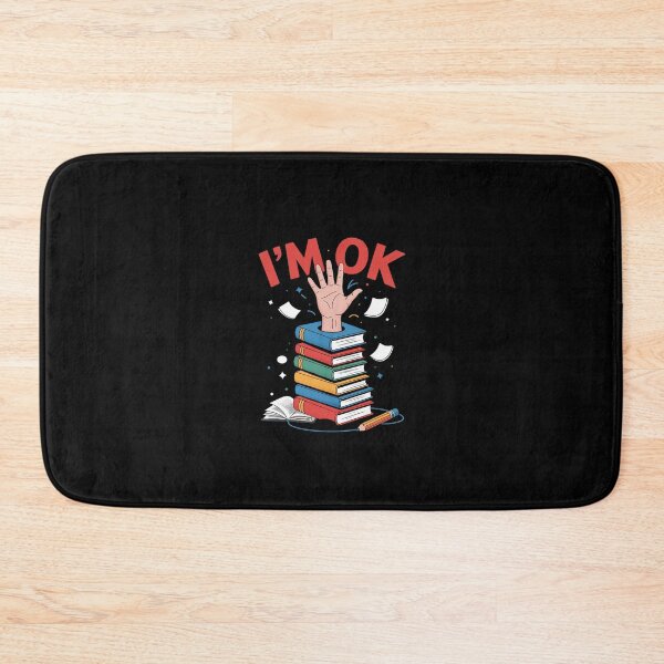 Item preview, Reading Books Librarian Reader Nerd I'm Ok School Teacher designed and sold by CombatTask.