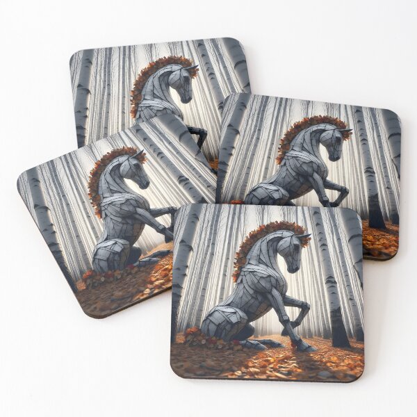 Item preview, Birchbark Horse, Ai Generated Art  designed and sold by ACC .