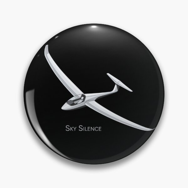 Item preview, Sky Silence Glider Plane Pilot Sailplane aerial floating soaring designed and sold by These_Prints.