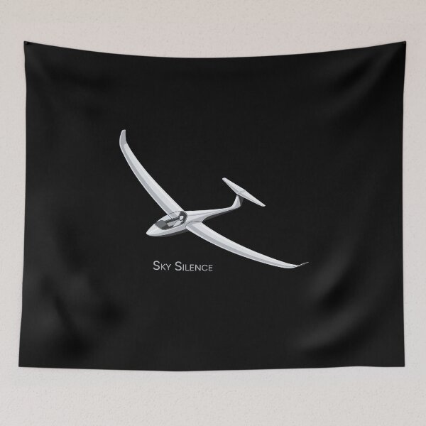 Item preview, Sky Silence Glider Plane Pilot Sailplane aerial floating soaring designed and sold by These_Prints.