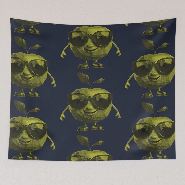 Item preview, Cool Apple Character with Sunglasses designed and sold by kinpirks.