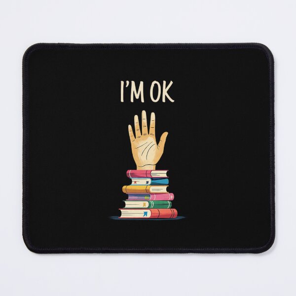 Item preview, Reading Books Librarian Reader Nerd I'm Ok Teacher School  designed and sold by CombatTask.