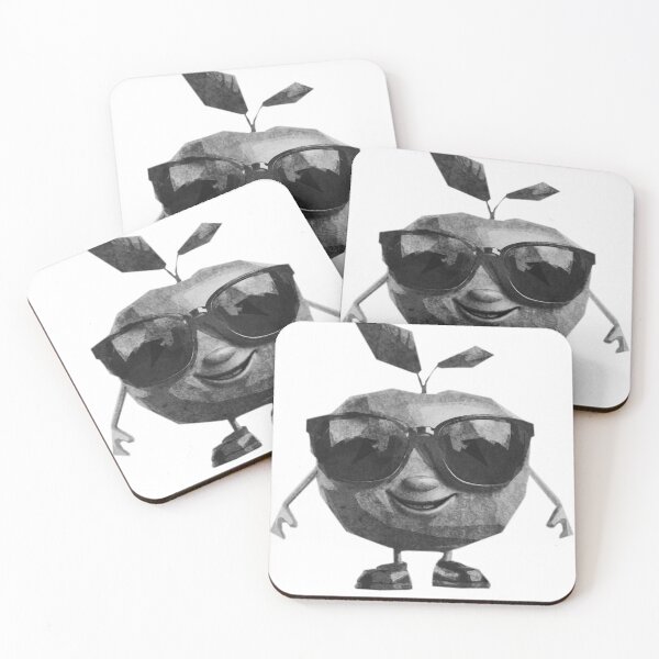 Item preview, Cool Apple Character with Sunglasses designed and sold by kinpirks.