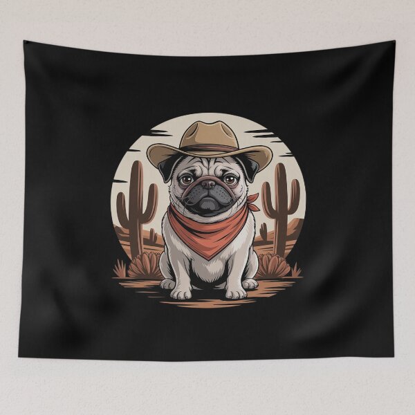 Item preview, Cute Pug Owner Pug Lover Colorful Portrait Dog Pug1 designed and sold by PowAcademy.