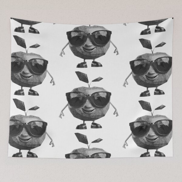 Item preview, Cool Apple Character with Sunglasses designed and sold by kinpirks.